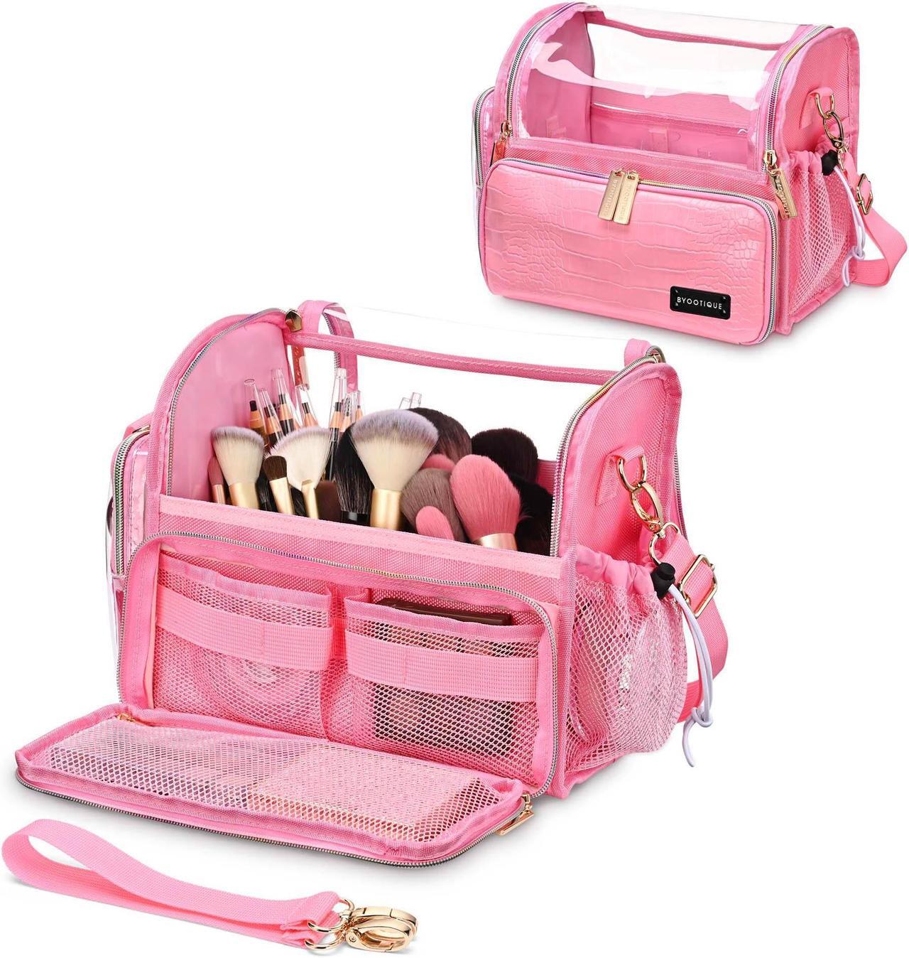Main image of Byootique Makeup Brush Holder Case Stand-up Cosmetic Organizer Artist Travel Bag