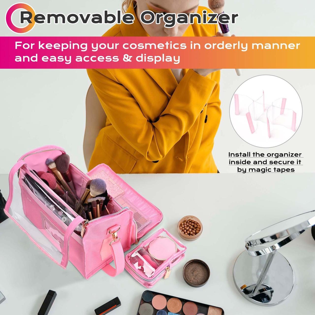 Alt view image 3 of 7 - Byootique Makeup Brush Holder Case Stand-up Cosmetic Organizer Artist Travel Bag