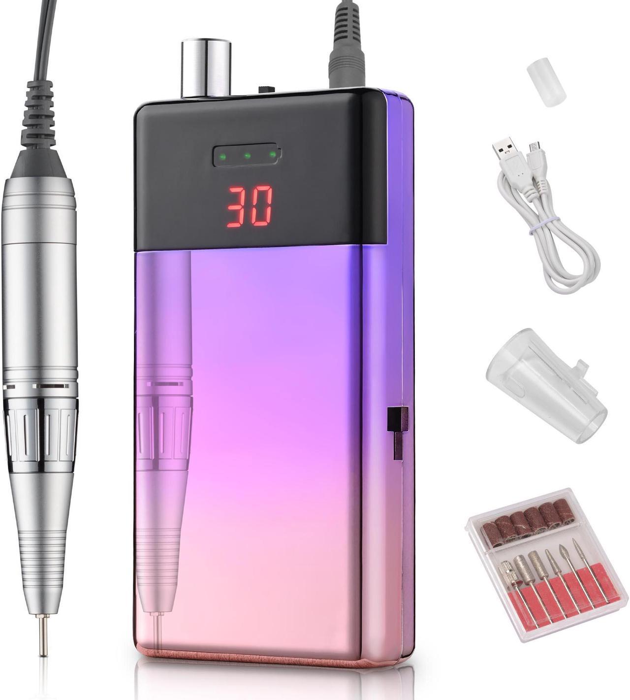 Byootique Portable Rechargeable Electric Nail Drill Machine Kit for Acrylic Nail