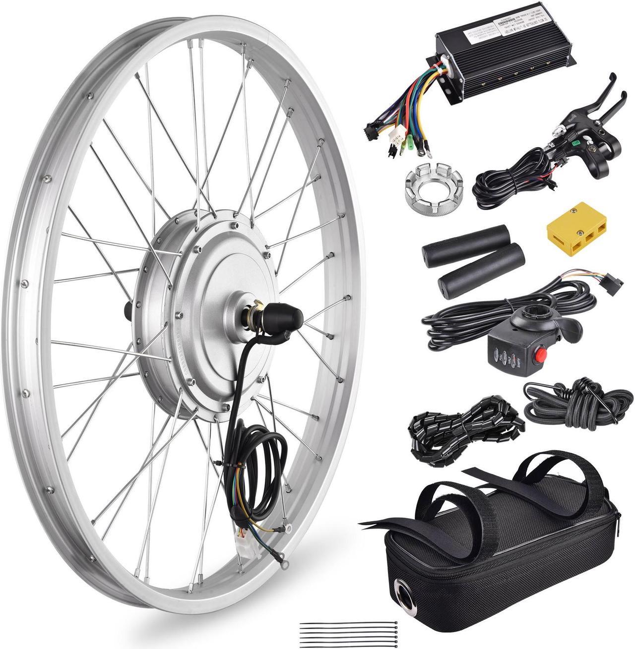 Yescom Electric Bicycle Front Wheel E-Bike Conversion Kit 24" 36V 750W Throttle Controller