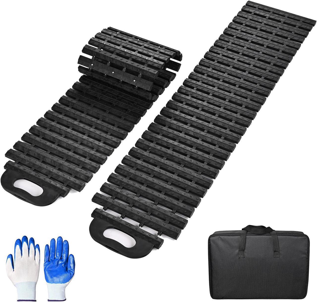 Yescom 31"x11" Tire Traction Mats Emergency Recovery Track for Car Truck in Mud Snow