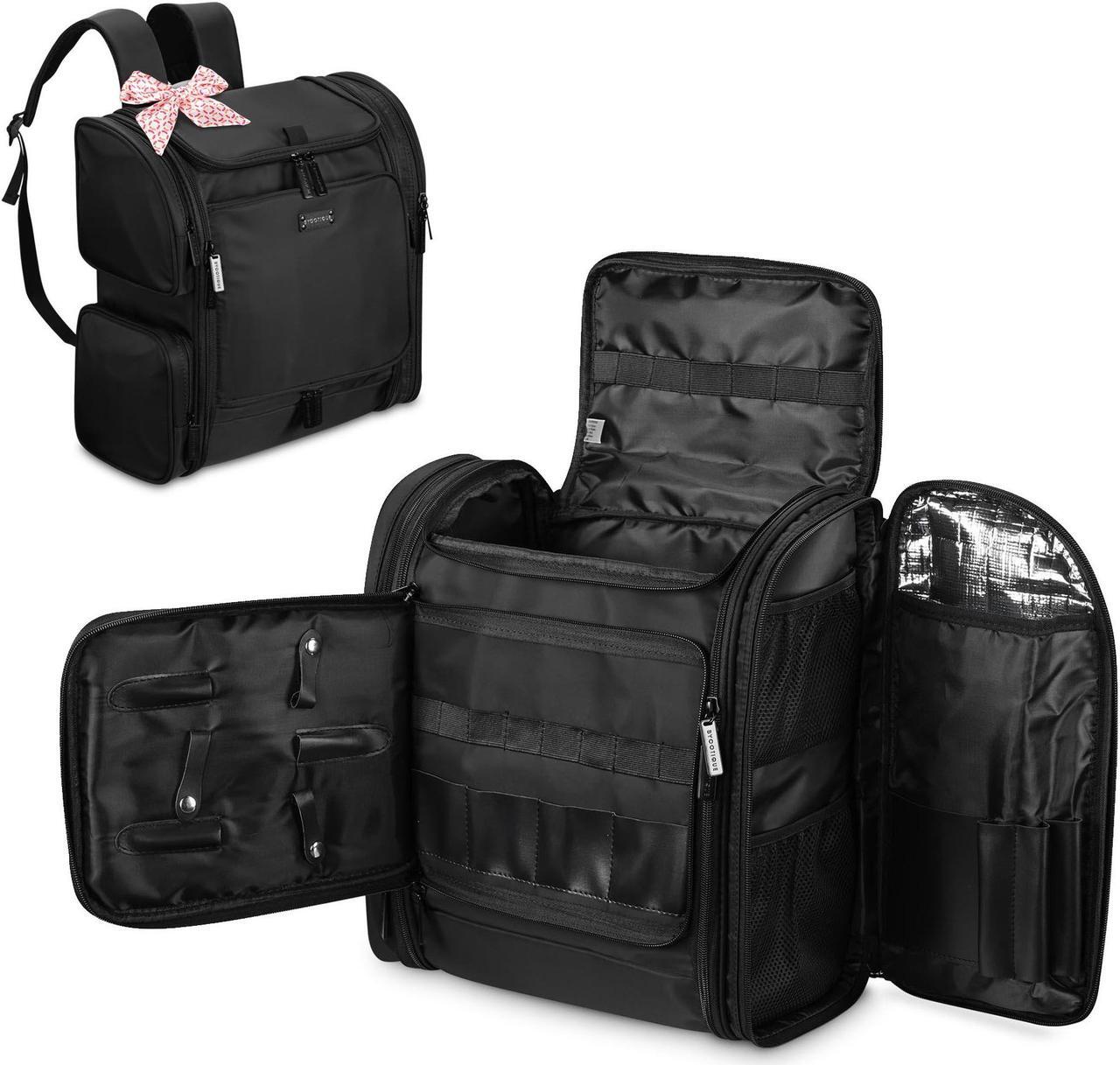 Main image of Byootique Hair Tools Travel Bag Barber Soft Sided Backpack Large Capacity Hairstylist Supplies Storage Bag Salon Barber Shop Cosmetology