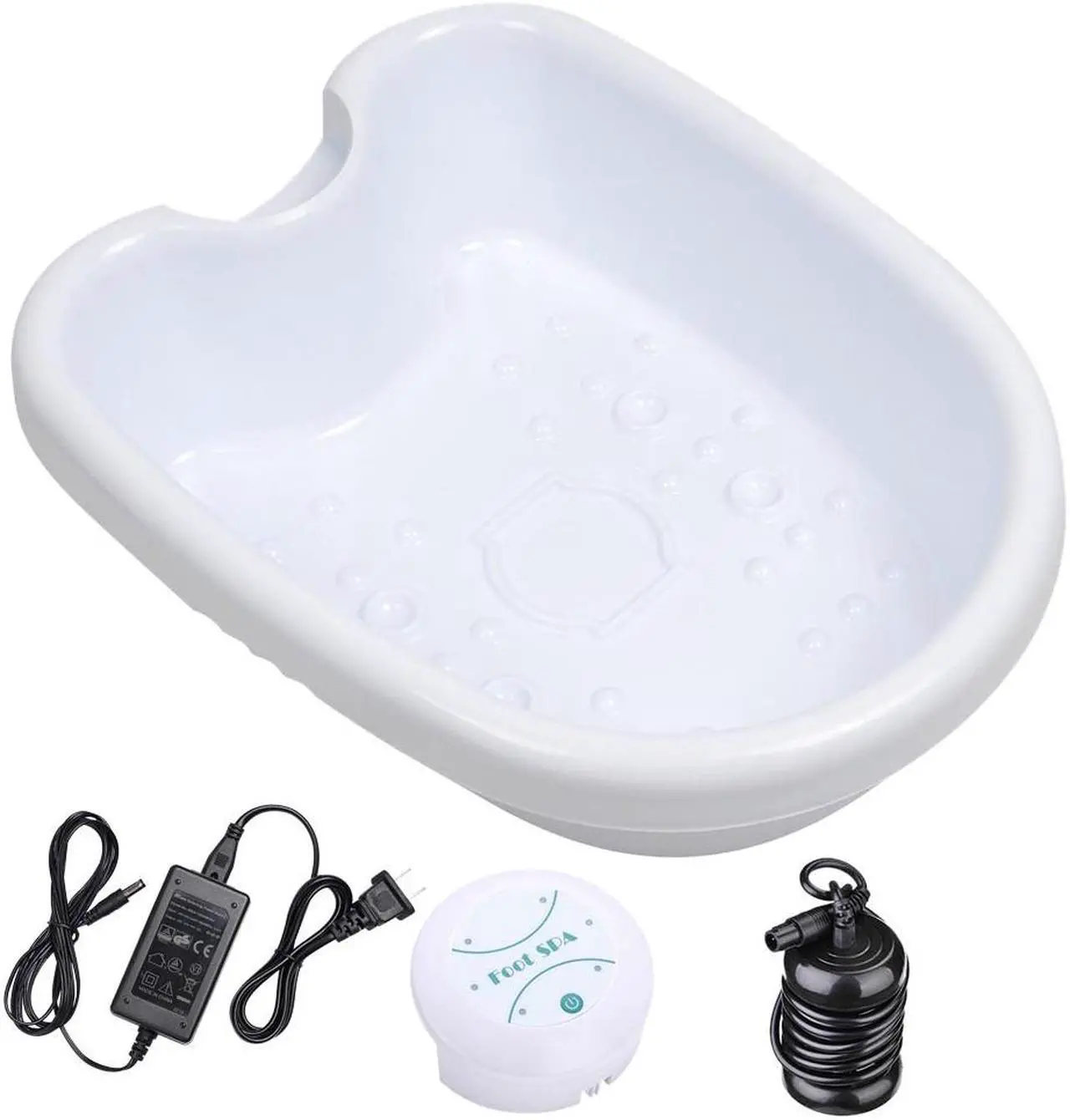 Alt view image 2 of 14 - Yescom Personal Ionic Detox Foot Bath Aqua Spa Machine w/ Tub Array Pedicure Health Care Home Beauty Salon