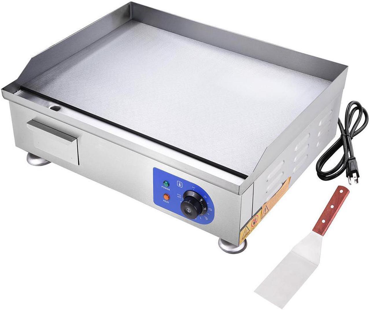 Main image of 3500W 24" Electric Countertop Griddle Flat Top Commercial Restaurant BBQ Grill
