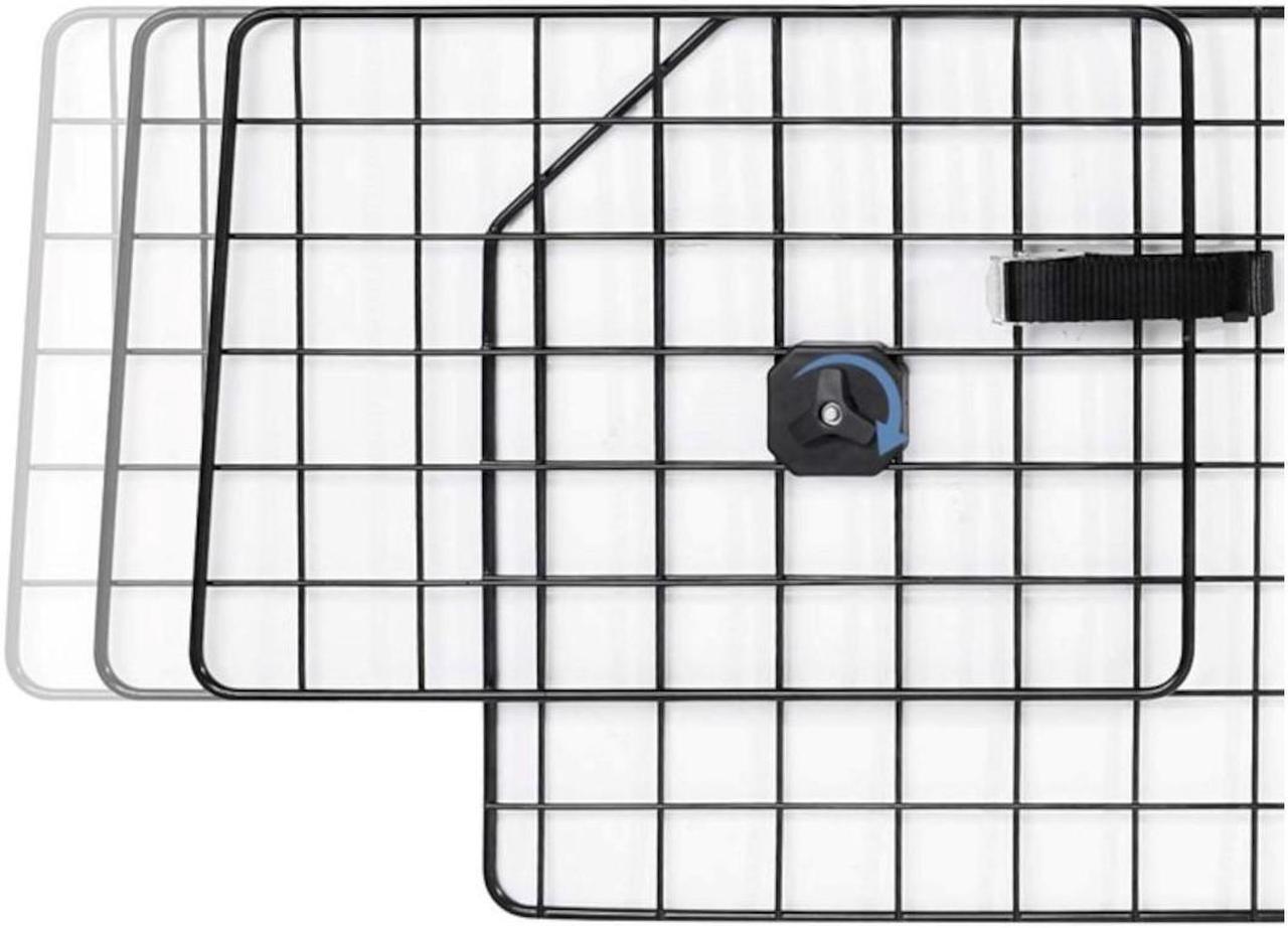 Alt view image 4 of 5 - MPM Dog Car Barrier, Adjustable Large Pet Gate Divider, Cargo Area, Universal-Fit Heavy-Duty Wire Mesh Dog Guard, Safety Travel Car Accessories, for SUVs, Van, Vehicles, Truck Cargo Area