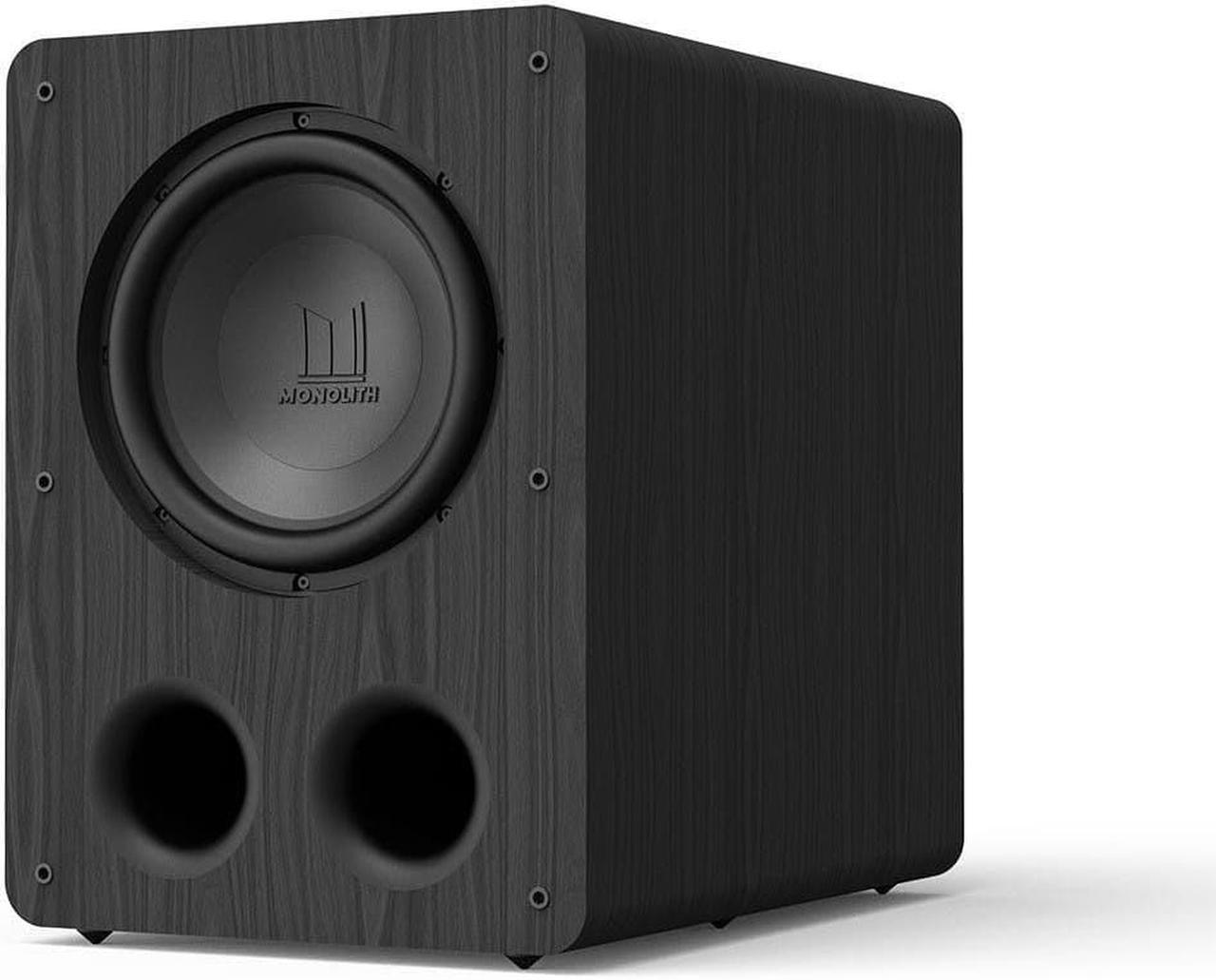 Main image of Monoprice Monolith M-12 V2 12in THX Certified Ultra 500 Watt Powered Subwoofer, Massive Output, Low Distortion, Vented HDF Cabinet