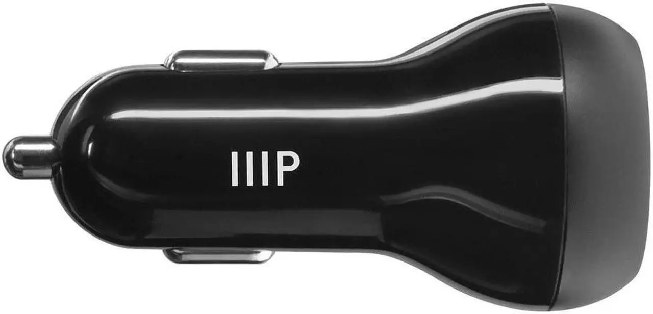 Alt view image 3 of 6 - Monoprice 2-Port 39W USB Car Charger | Compatible with iPhone 13/12/11 pro/XR/x/7/6s, iPad Air 2/Mini 3, Samsung Note 9/S10/S9/S8