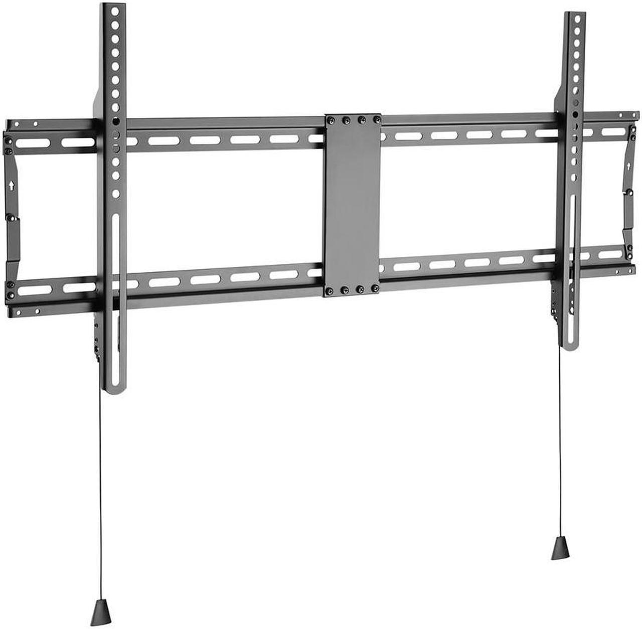 Monoprice Low Profile Fixed TV Wall Mount Bracket - For LED TVs 43in to 90in, Max Weight 154 lbs, VESA Patterns Up to 800x400, Security Brackets, Fits Curved Screens - SlimSelect Series