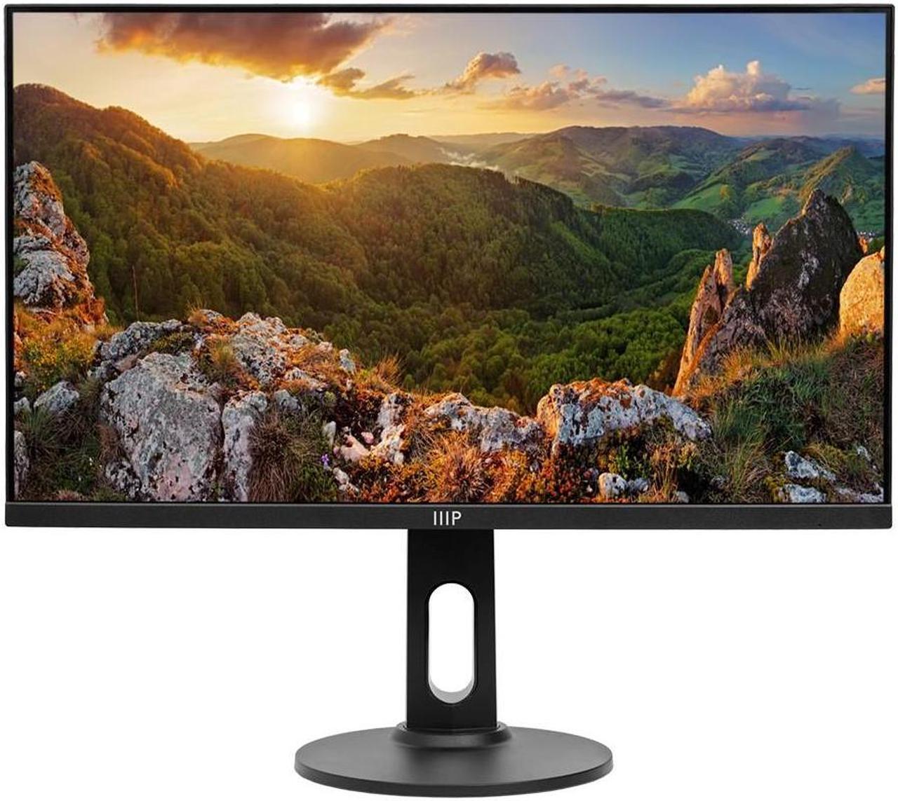 Main image of Monoprice 27in CrystalPro Monitor - IPS, 4K UHD, 60Hz, PD 65W USB-C, Height Adjustable Stand