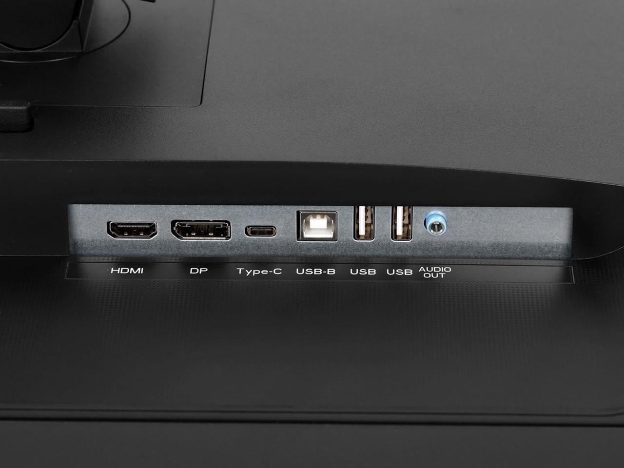 Alt view image 6 of 6 - Monoprice 27in CrystalPro Monitor - IPS, 4K UHD, 60Hz, PD 65W USB-C, Height Adjustable Stand