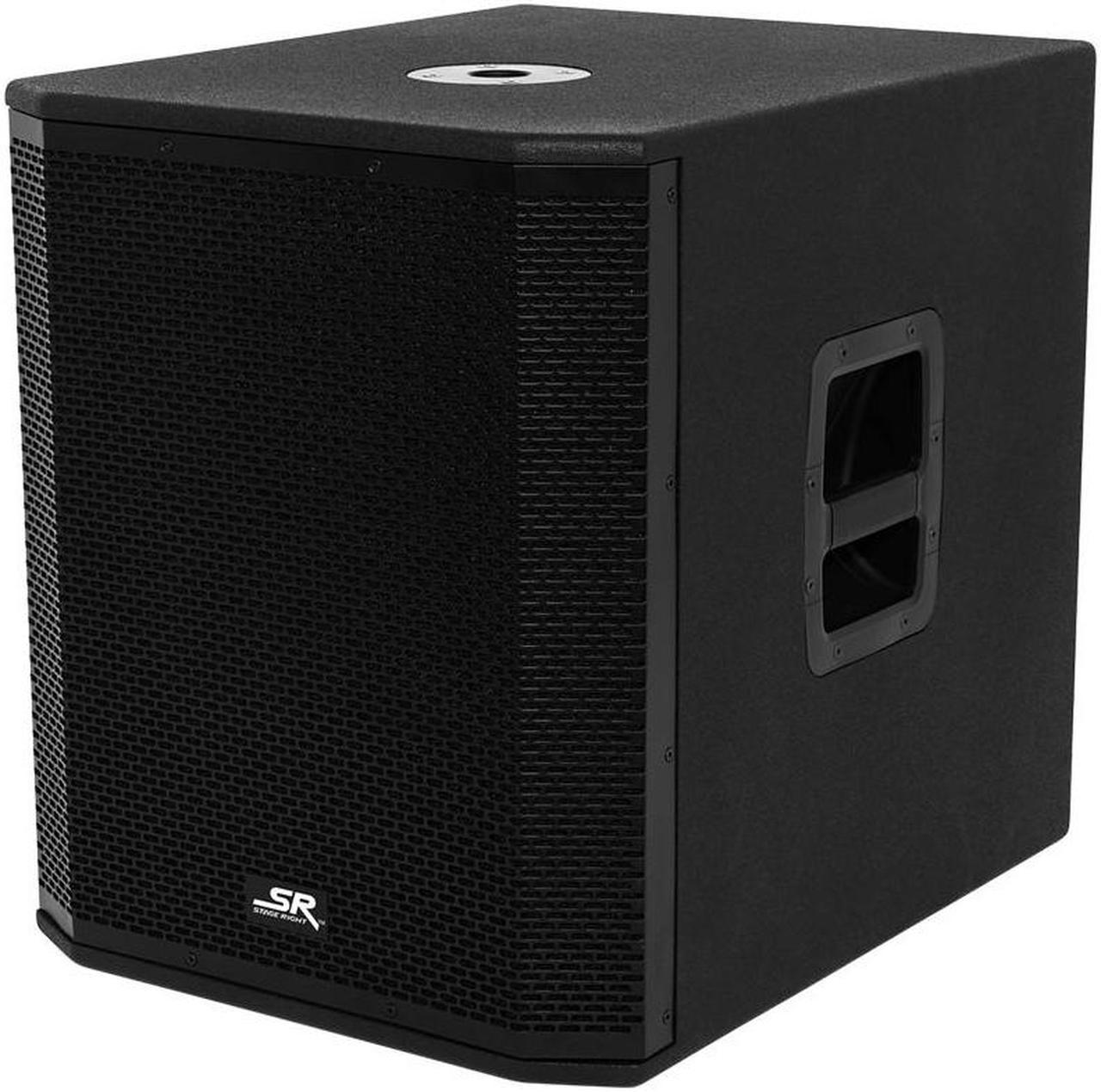 Stage Right by Monoprice LM15A 1000W 15in Powered Subwoofer Speaker with Class D and DSP