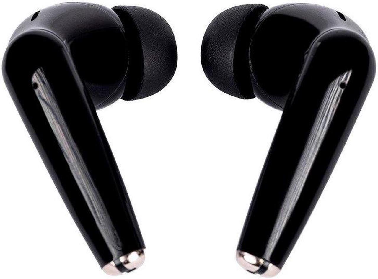 Alt view image 5 of 11 - Monoprice Horizon ANC True Wireless Earphones with ANC, Qualcomm QCC3040 Bluetooth 5.2, 4 Mics, cVc 8.0, Adaptive aptX, AAC, Gaming Low Latency Mode, Sweatproof, Charging Case
