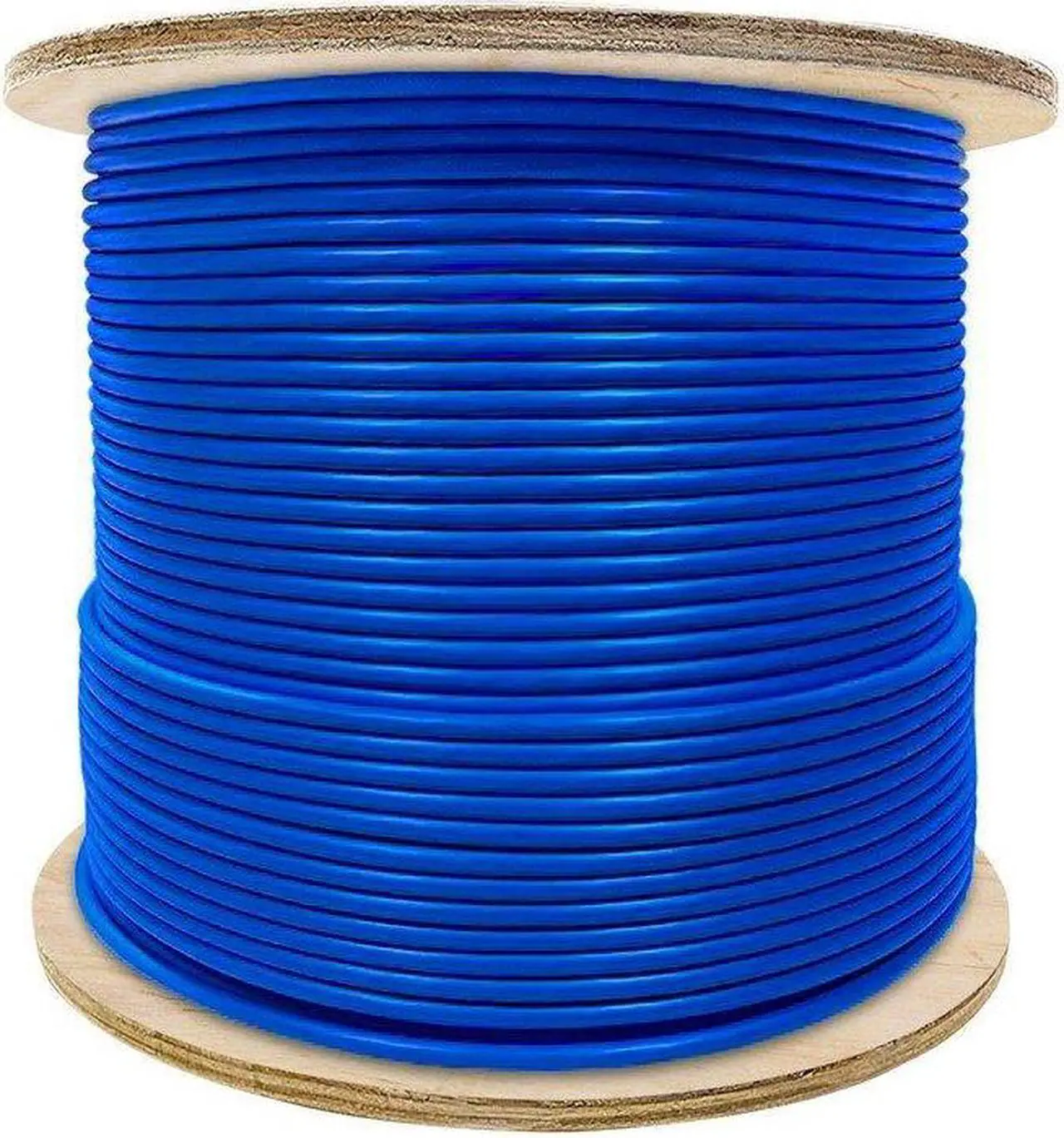 Alt view image 4 of 8 - Monoprice Cat6A Plus Bulk Ethernet Network Cable - 1000 feet - Blue, Bare Copper, 650MHz, UTP, Solid, Riser-Rated (CMR), 23AWG, 10G - Entegrade Series