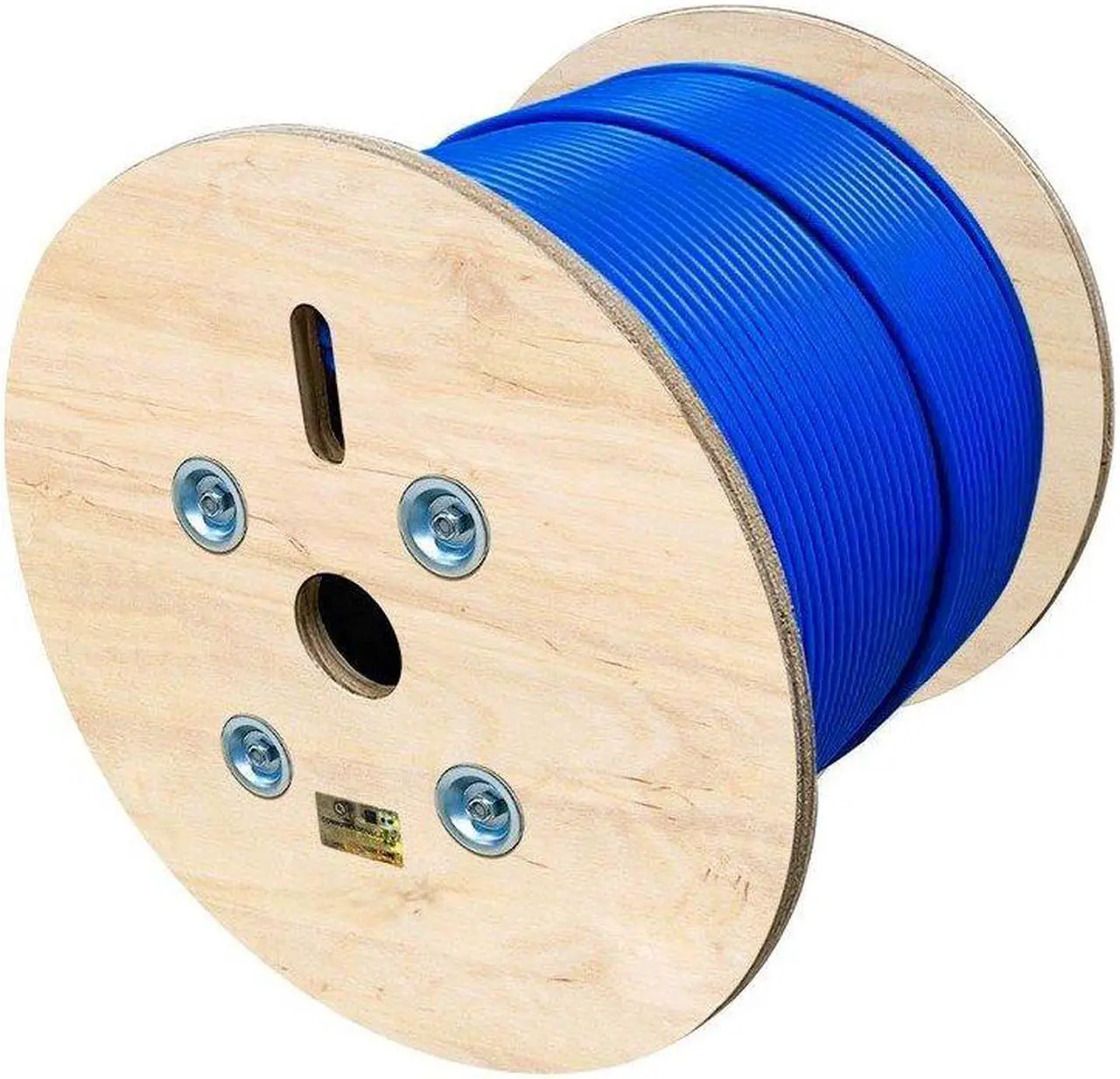 Alt view image 6 of 8 - Monoprice Cat6A Plus Bulk Ethernet Network Cable - 1000 feet - Blue, Bare Copper, 650MHz, UTP, Solid, Riser-Rated (CMR), 23AWG, 10G - Entegrade Series
