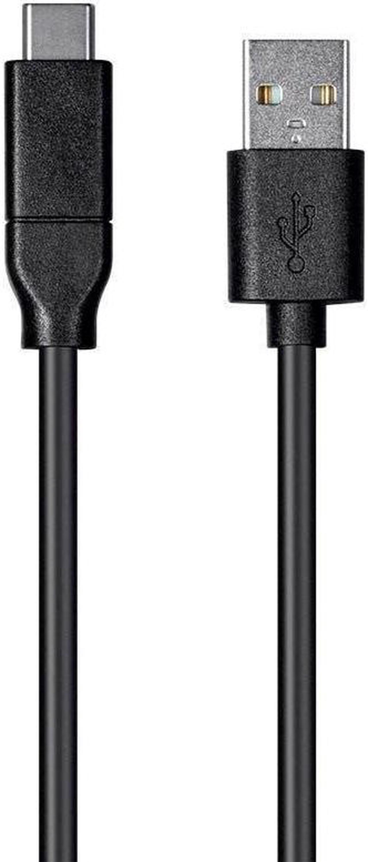 Monoprice USB C to USB A 2.0 Cable - 4 Meters (13.1 Feet) - Black | Fast Charging, High Speed, 480Mbps, 3A, 26AWG, Type C, Compatible with Samsung Galaxy and More - Essentials Series