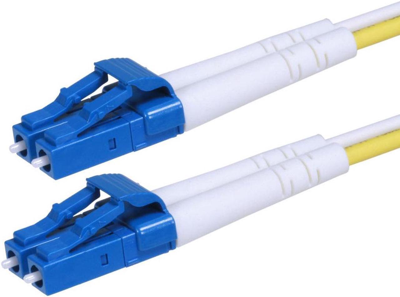 Monoprice Fiber Optic Cable - 6 Meter - Yellow | LC to LC, 9/125 Type, Single Mode, Duplex