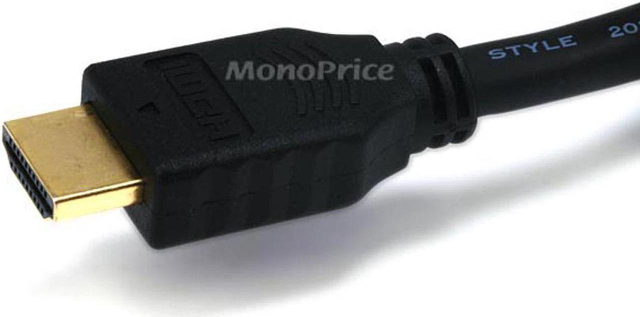 Alt view image 11 of 20 - Monoprice HDMI to DVI Adapter Cable - 3 Feet - Black | High Speed, 28AWG, 1080p Resolution, Ferrite Cores, Compatible with AVCHD / PlayStation 3 and More