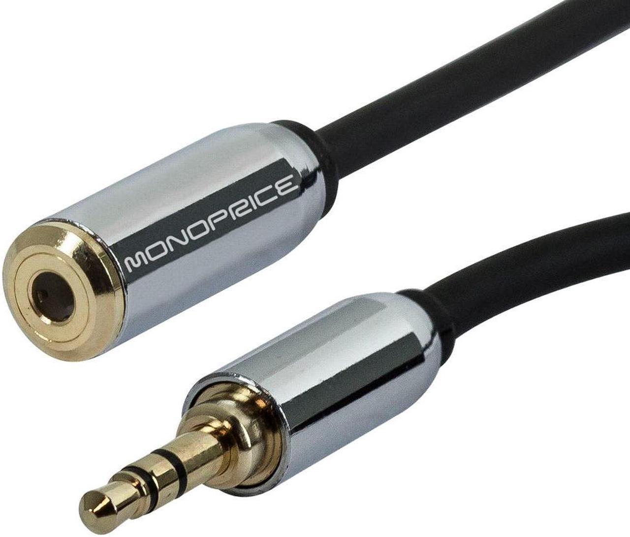 Monoprice Designed for Mobile 12ft 3.5mm Extension Cable