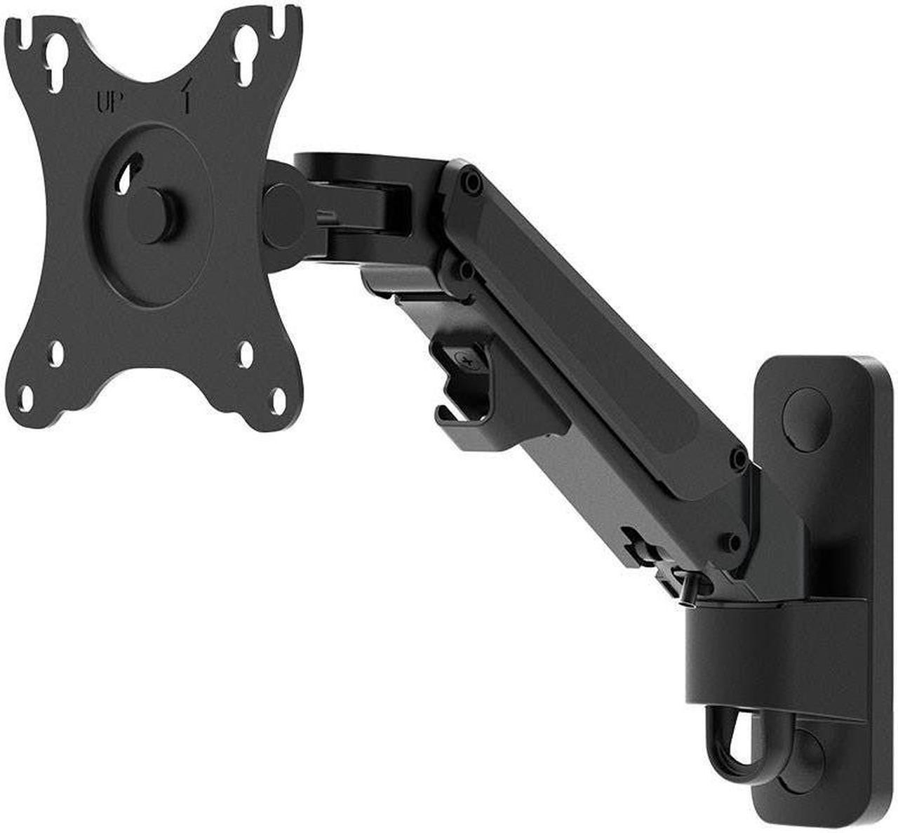 Monoprice 1-Segment Wall Mount For Monitors Up To 27 Inch | Adjustable Gas Spring - Workstream Collection