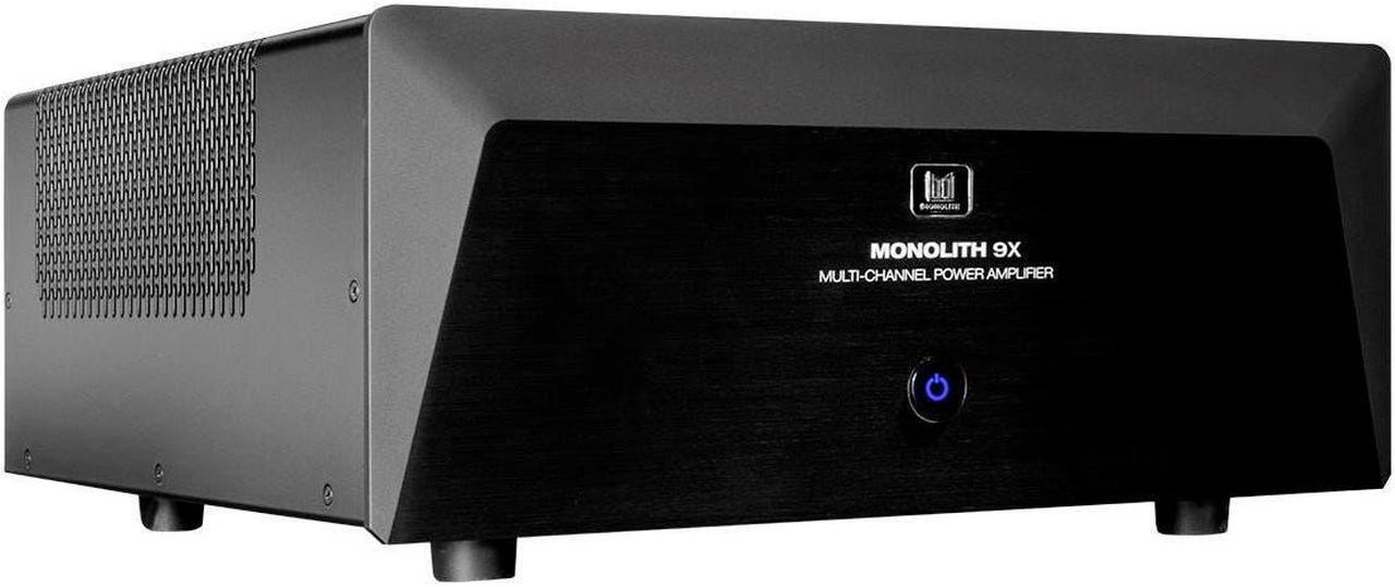 Main image of Monoprice Monolith 9 Channel Multi-Channel Home Theater Power Amplifier With XLR Inputs (3x200 Watts + 6x100 Watts)