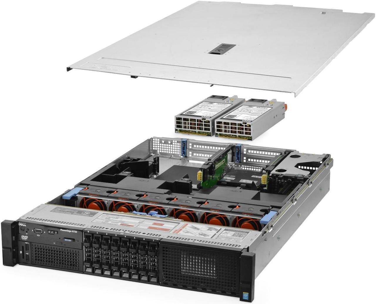 Main image of DELL PowerEdge R730 Server 3.20Ghz 16-Core 256GB 6x 400GB SAS SSD 12G
