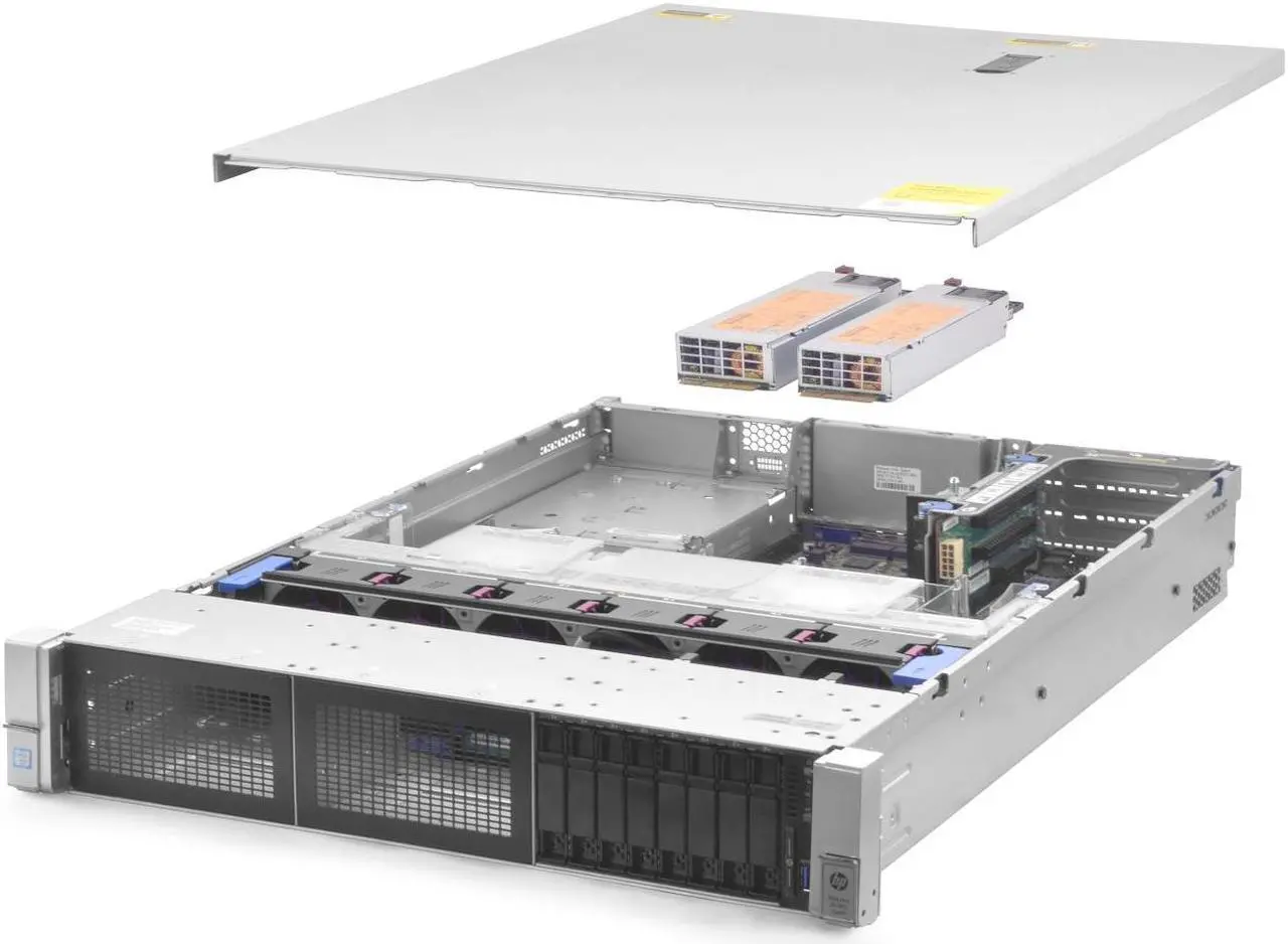 Main image of HP ProLiant DL380 G9 Server 2.60Ghz 20-Core 96GB 1x 200GB SSD 5x 600GB