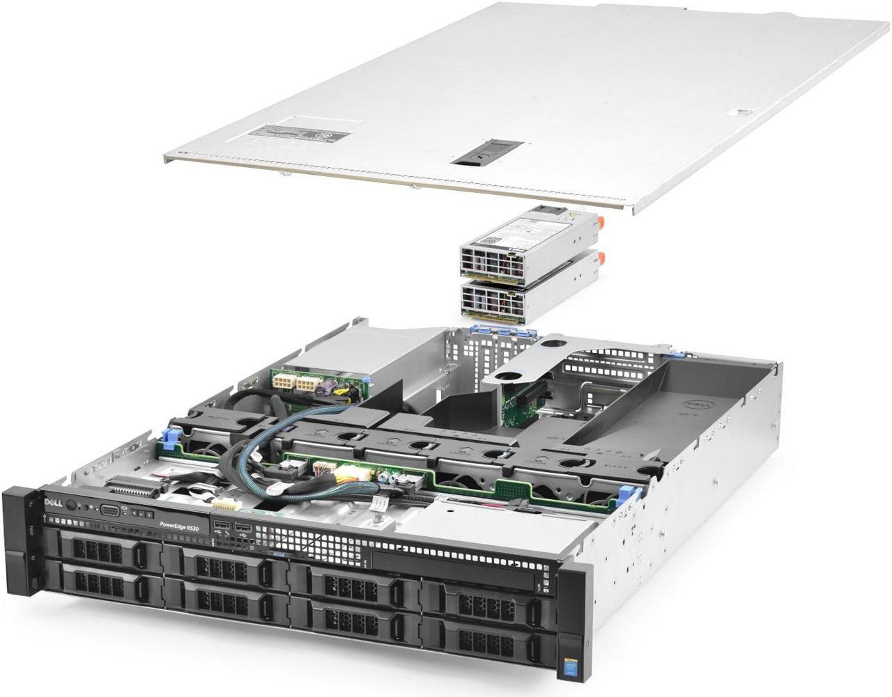 Main image of Dell PowerEdge R530 Server 2x E5-2680v3 2.50Ghz 24-Core 128GB H730 8x Caddies