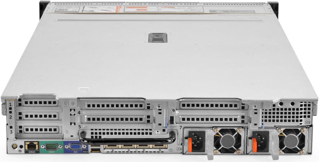 Alt view image 4 of 5 - Dell PowerEdge R730 Server 2x E5-2640v3 2.60Ghz 16-Core 96GB HBA330 Rails