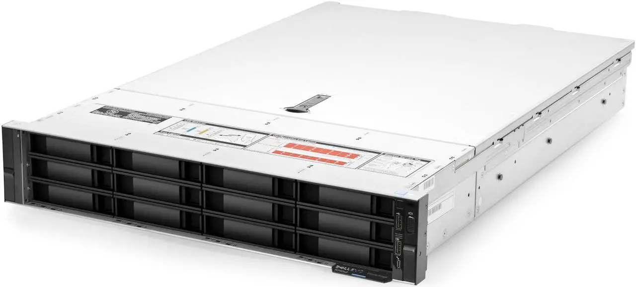 Alt view image 2 of 5 - Dell PowerEdge R740xd Server 2.40Ghz 40-Core 192GB 8x 8TB 12G HBA330