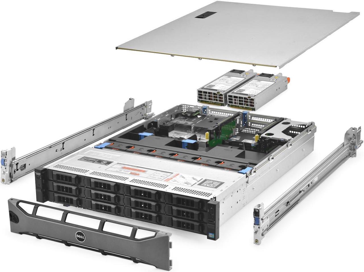 Main image of Dell PowerEdge R720xd Server 2x E5-2620 2.00Ghz 12-Core 64GB H310 Rails