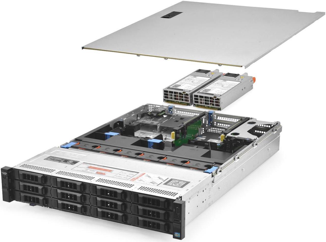 Alt view image 6 of 10 - Dell PowerEdge R720xd Server 2x E5-2620v2 2.10Ghz 12-Core 128GB 3x 2TB H710P