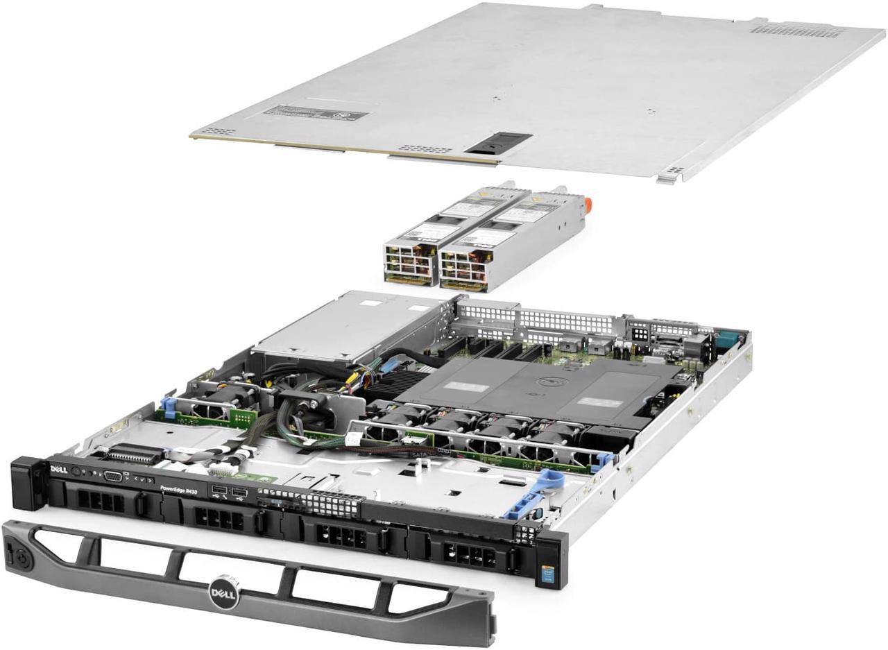 Main image of Dell PowerEdge R430 Server 2x E5-2640v3 2.60Ghz 16-Core 64GB 4x 2TB H730