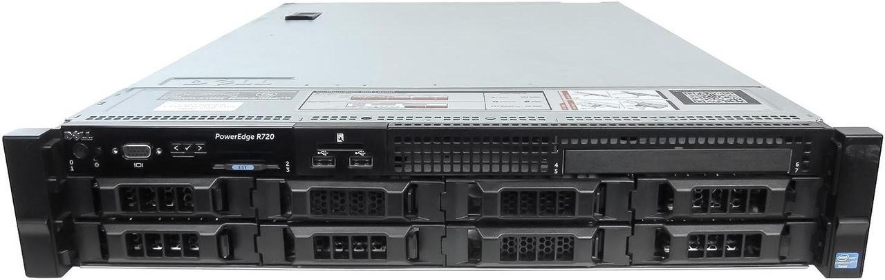 Alt view image 3 of 5 - Dell PowerEdge R720 Server 2x E5-2667v2 3.30Ghz 16-Core 128GB H310 Rails