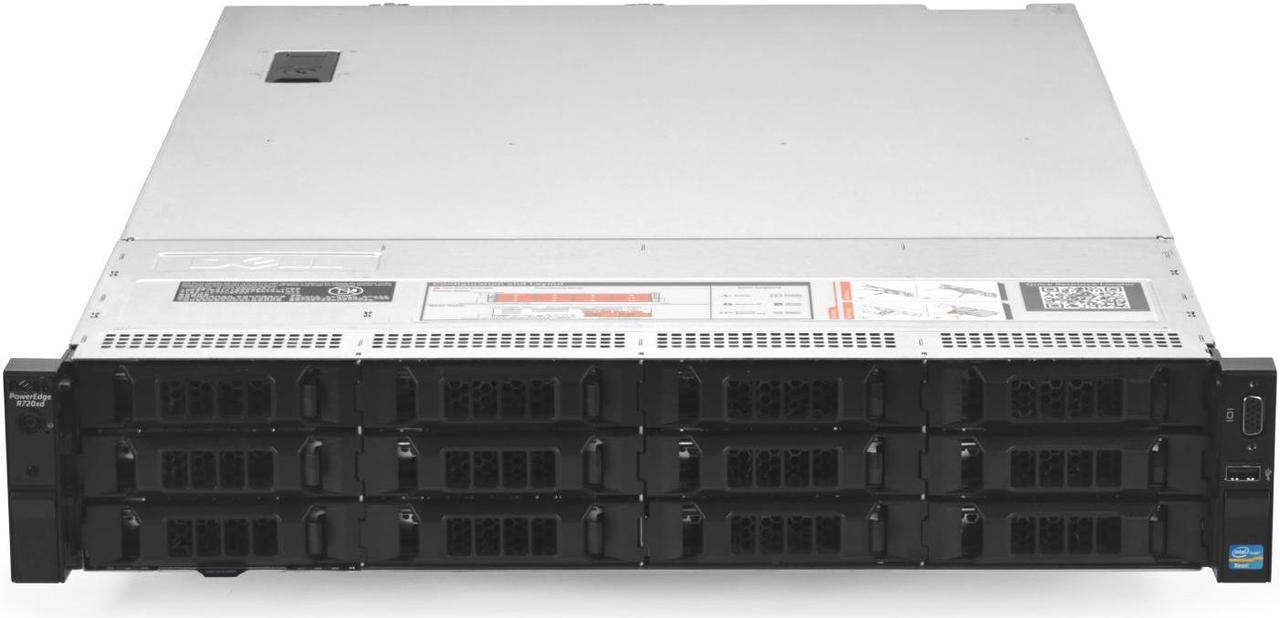 Alt view image 3 of 5 - Dell PowerEdge R720xd Server 2x E5-2620 2.00Ghz 12-Core 64GB H310 Rails