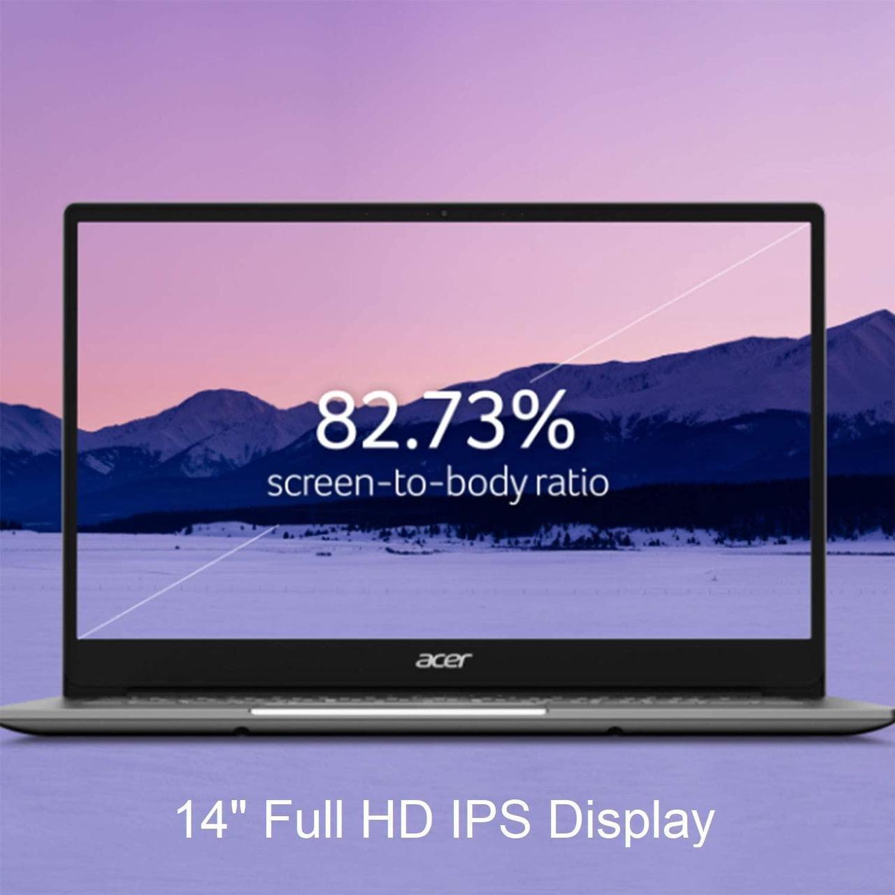 Alt view image 6 of 7 - Linux Mint Acer Swift 3 Laptop, 14" Full HD IPS, AMD Ryzen 7 4700U Octa-Core, Radeon Graphics, 8GB RAM, 512GB NVMe-PCIe SSD, Wi-Fi 6, Backlit Keyboard, Thin & Light