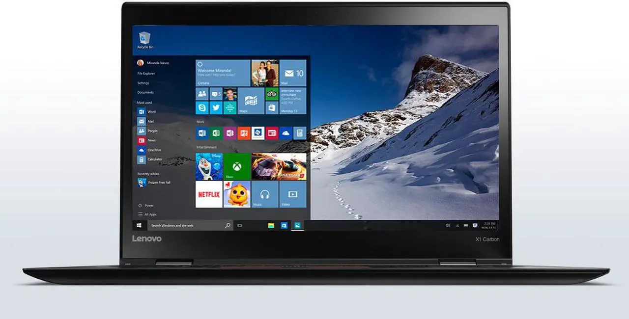 Main image of Lenovo ThinkPad X1 Yoga Multimode Ultrabook - Windows 10 Pro - Intel i7-6600U, 512GB SSD NVMe-PCIe, 16GB RAM, 14" WQHD IPS 2560x1440 Touchscreen w/ Pen Input, Fingerprint Reader, Thin & Light