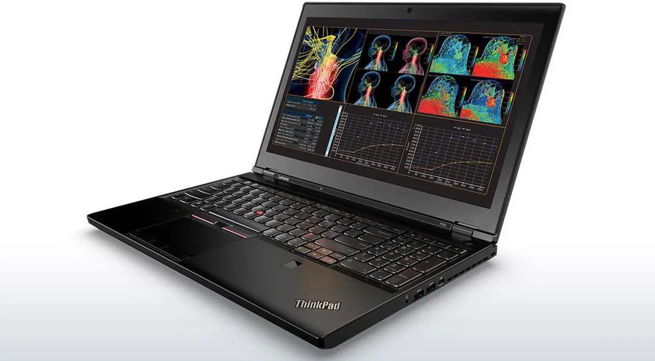 Main image of Lenovo ThinkPad P50 Mobile Workstation Laptop - Windows 8.1 Pro - Intel i7-6700HQ, 64GB RAM, 1TB SSD, 15.6" FHD IPS (1920x1080) Display, NVIDIA Quadro M1000M, Fingerprint Reader, AC Wi-Fi