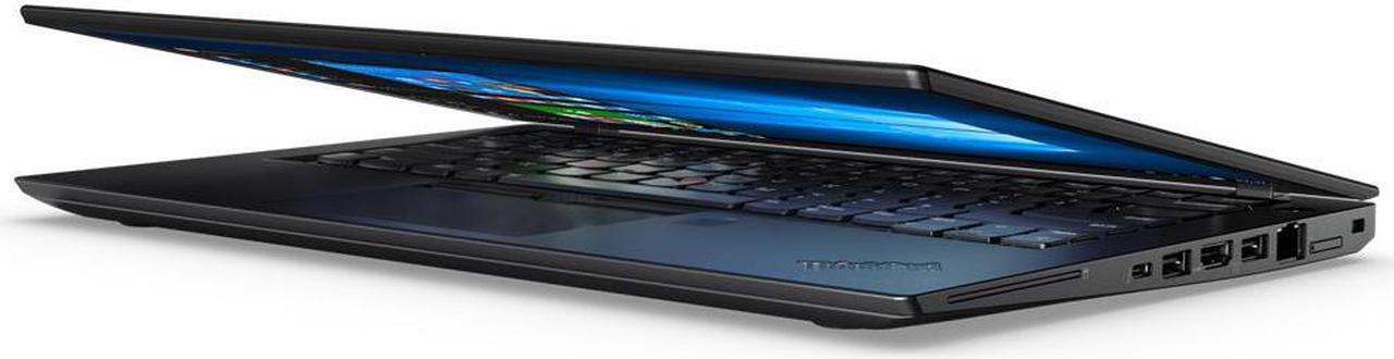 Alt view image 2 of 4 - Lenovo ThinkPad T470s Windows 10 Pro LTE 4G Laptop - Intel Core i7-7500U, 16GB RAM, 1TB PCIe NVMe SSD, 14" IPS WQHD (2560x1440) Matte Display, Fingerprint Reader, Smart Card Reader, Black Color