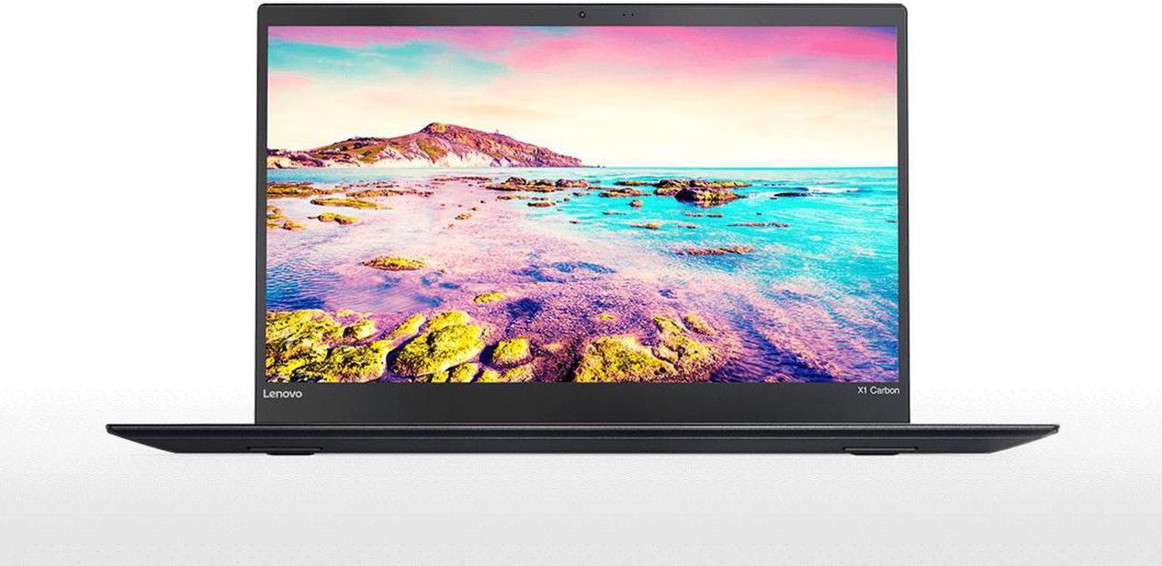 Alt view image 2 of 4 - Lenovo ThinkPad X1 Carbon with 4G LTE WWAN - Windows 10 Pro - Intel Core i7-7600U, 256GB NVMe-PCIe SSD, 8GB RAM, 14" WQHD IPS (2560x1440) Display, Fingerprint Reader (Black)