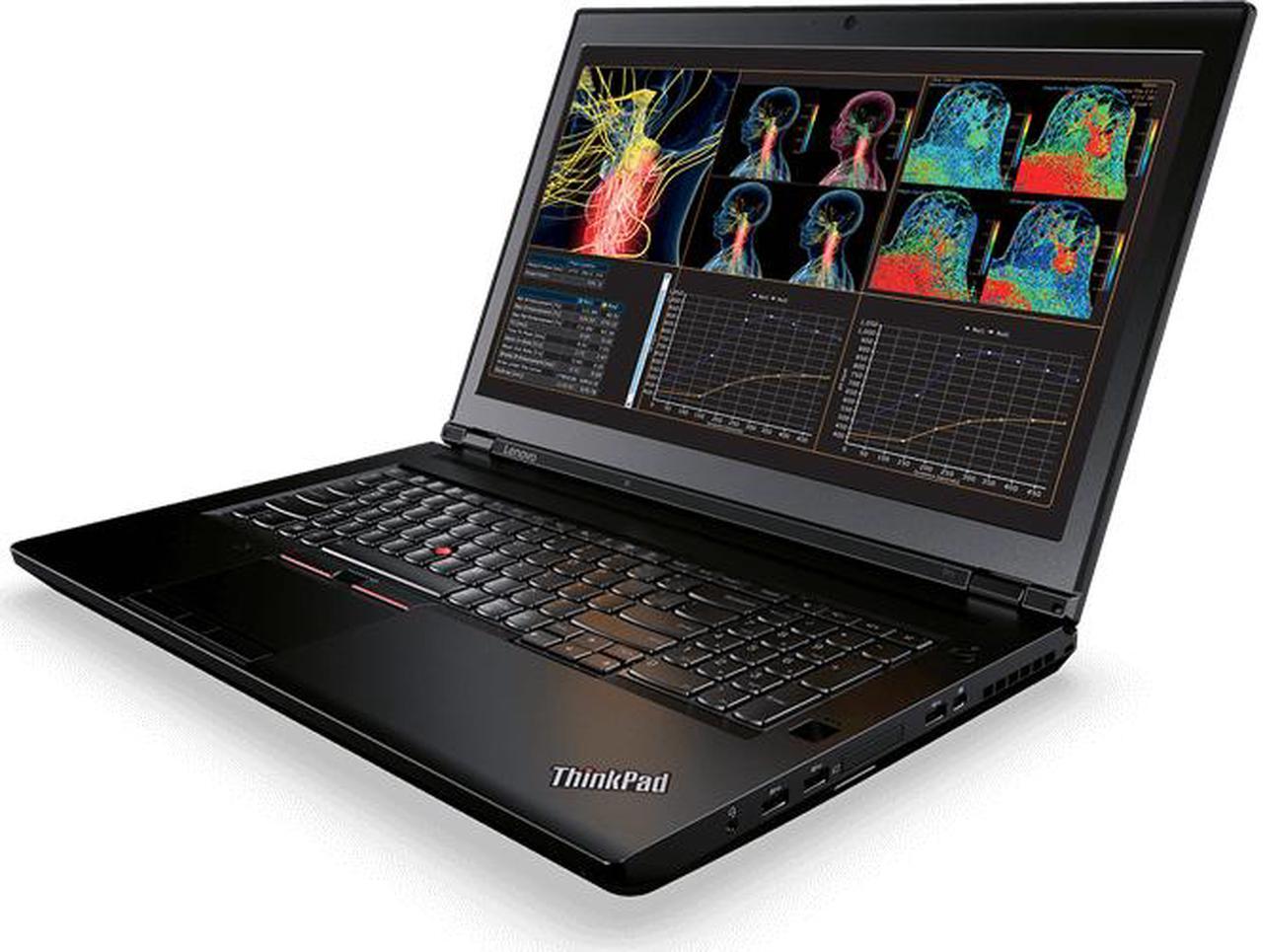 Main image of Lenovo ThinkPad P71 Workstation - Windows 10 Pro - Intel i7-7700HQ, 8GB RAM, 2TB PCIe NVMe SSD + 1TB HDD, 17.3" FHD IPS 1920x1080 Display, Quadro P3000 6GB, DVD±RW, SmartCard, 4G LTE WWAN