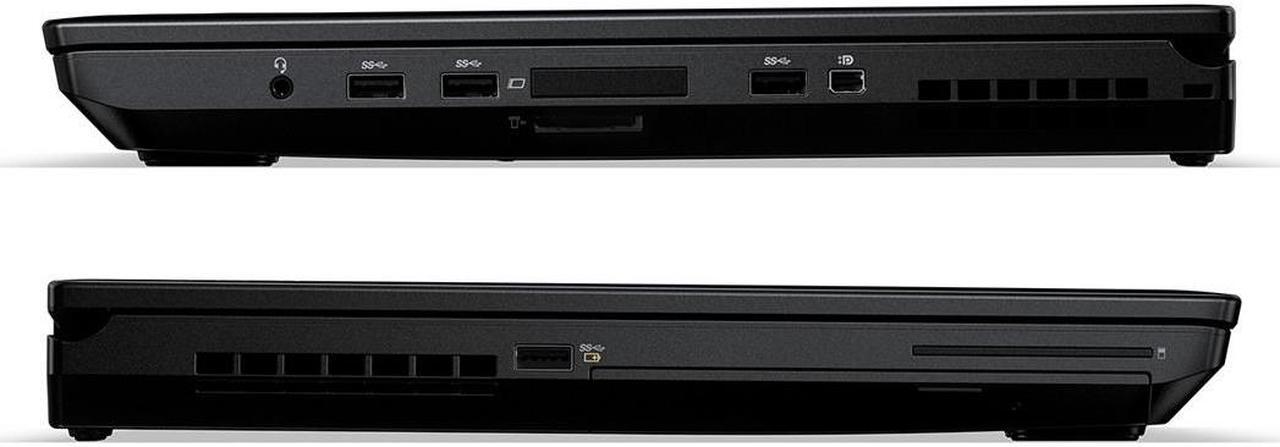 Alt view image 3 of 4 - Lenovo ThinkPad P71 Workstation - Windows 10 Pro - Intel i7-7700HQ, 8GB RAM, 2TB PCIe NVMe SSD + 1TB HDD, 17.3" FHD IPS 1920x1080 Display, Quadro P3000 6GB, DVD±RW, SmartCard, 4G LTE WWAN
