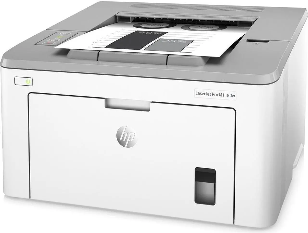 Main image of HP LaserJet Pro M118dw Up to 28 ppm Monochrome Ethernet (RJ-45) / USB / Wi-Fi Laser Printer