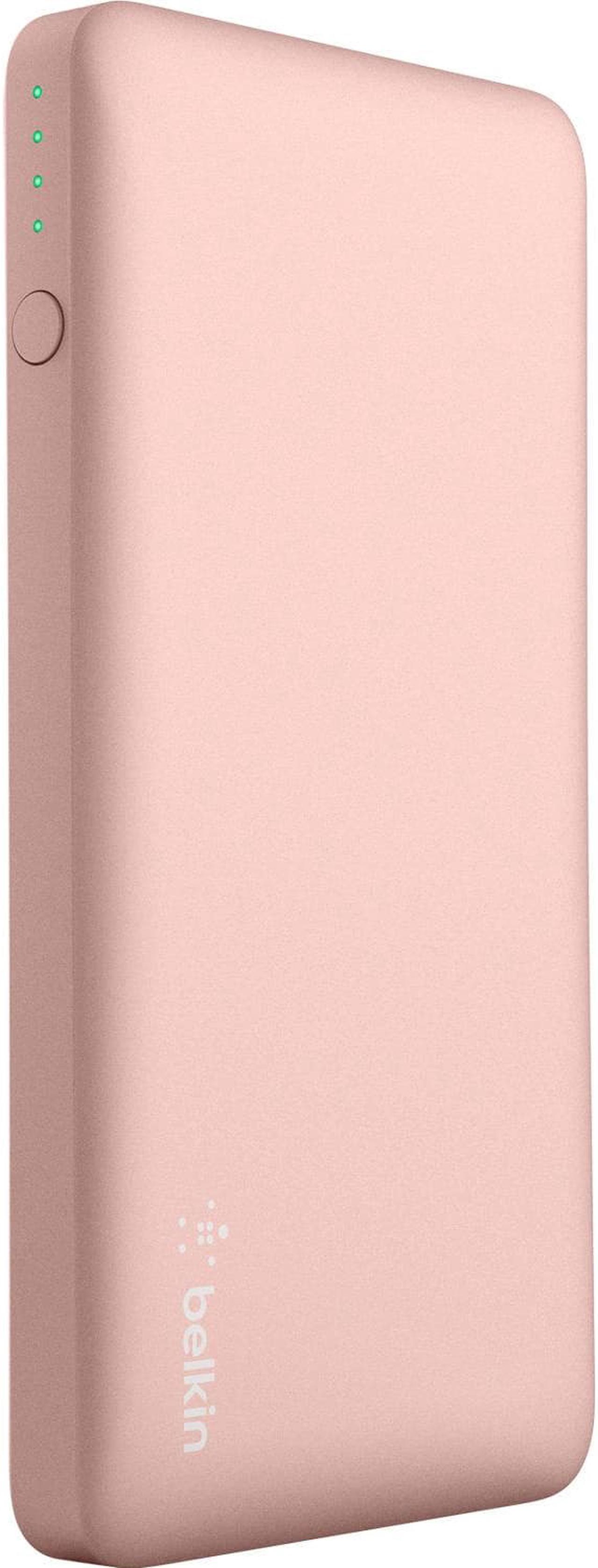 Alt view image 2 of 9 - BELKIN Rose Gold 5000 mAh Pocket Power 5K Power Bank (aka Portable Charger) F7U019BTC00