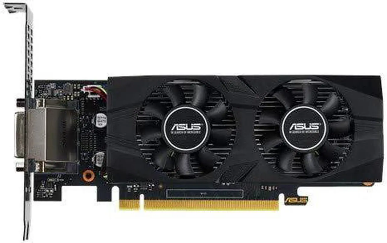 Alt view image 7 of 7 - ASUS GTX1650-O4G-LP-BRK - OC Edition - graphics card - GF GTX 1650 - 4 GB GDDR5 - PCIe 3.0 x16 low profile - DVI, HDMI,