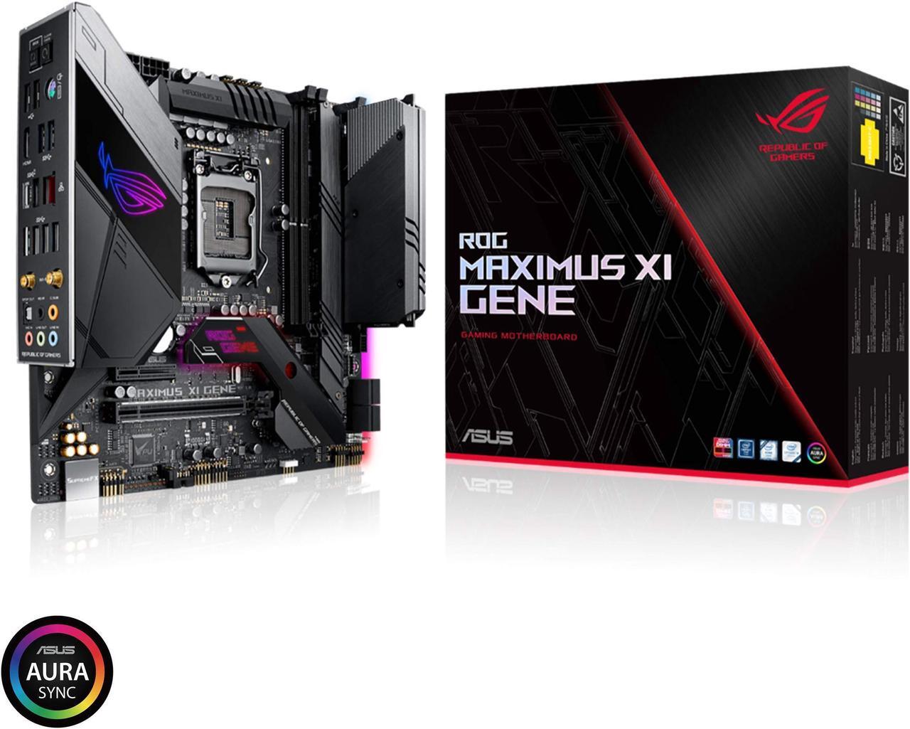 Alt view image 8 of 9 - ASUS ROG MAXIMUS XI GENE LGA 1151 (300 Series) Intel Z390 Micro ATX Intel Motherboard