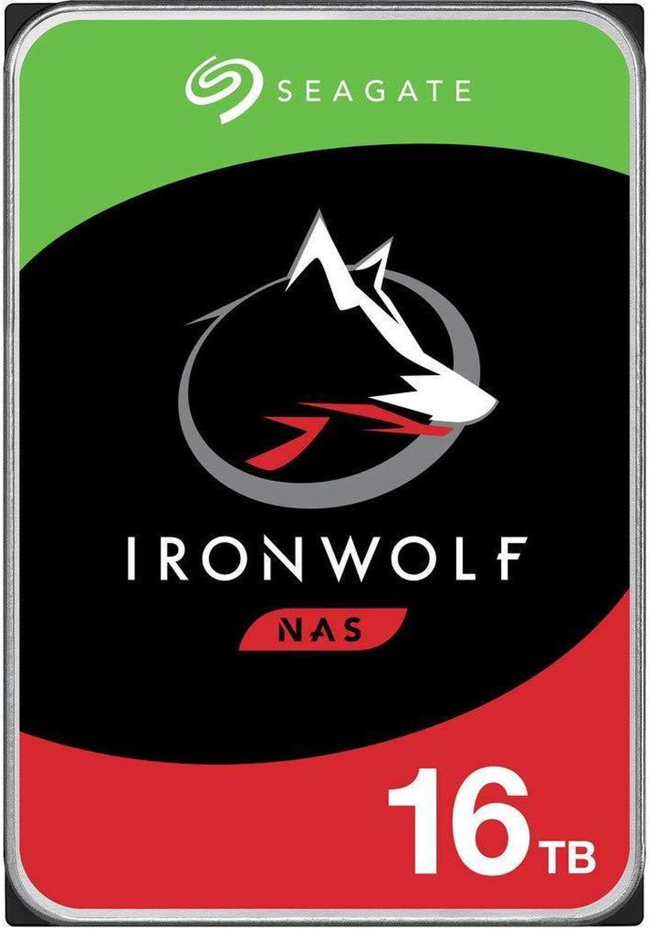 Seagate IronWolf ST16000VN001 16TB 7200 RPM 256MB Cache SATA 6.0Gb/s 3.5" Internal Hard Drive