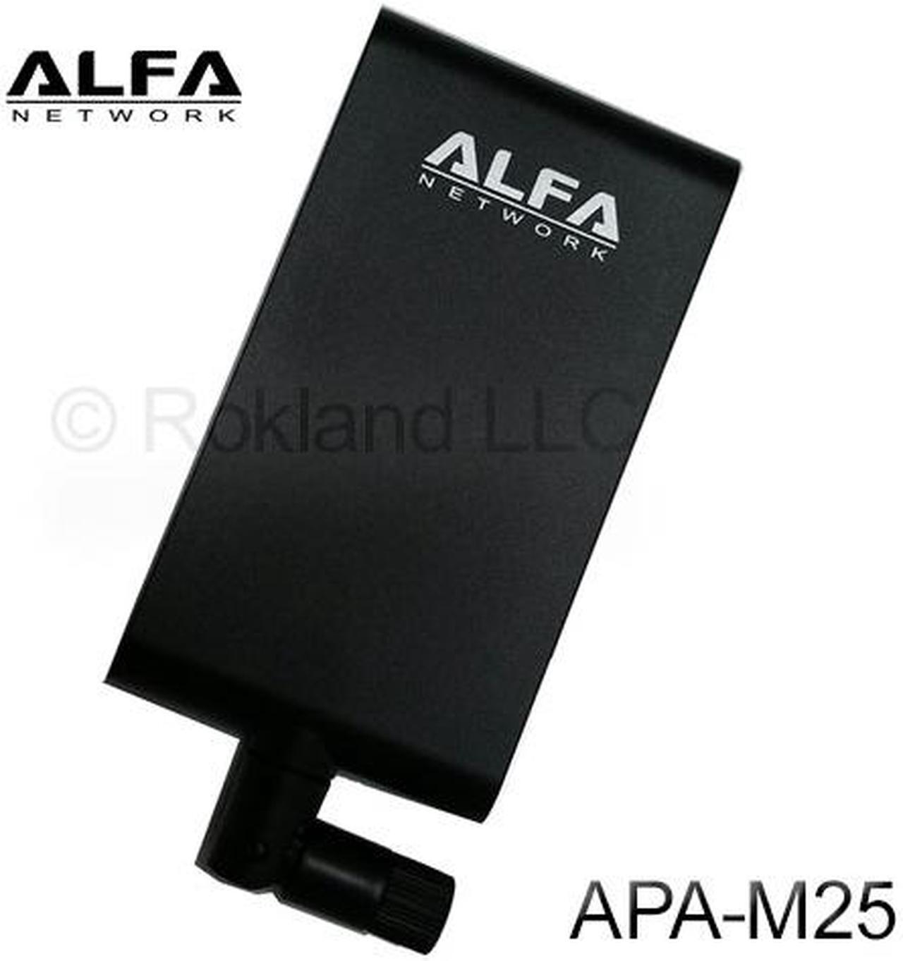 Main image of Alfa APA-M25 2.4/5 GHz dual band directional 10 dBi panel antenna
