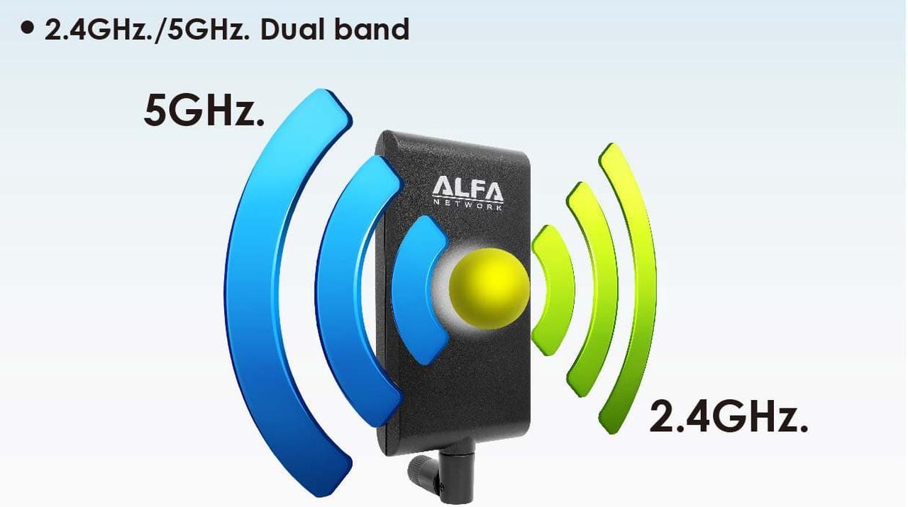 Alt view image 3 of 15 - Alfa APA-M25 2.4/5 GHz dual band directional 10 dBi panel antenna