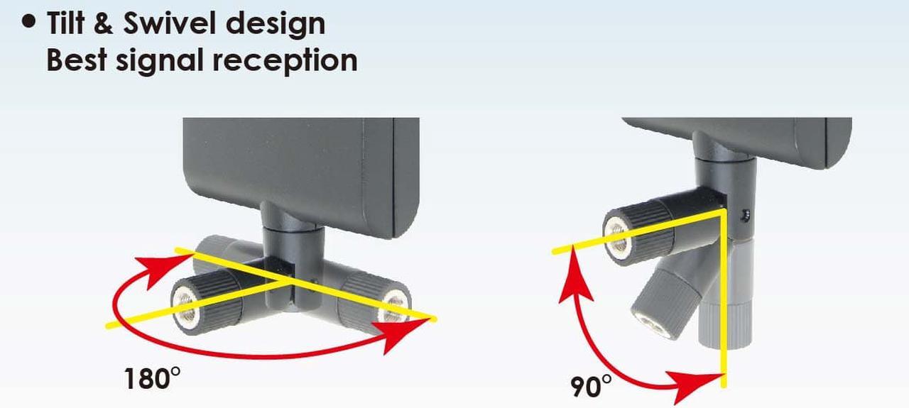 Alt view image 4 of 15 - Alfa APA-M25 2.4/5 GHz dual band directional 10 dBi panel antenna