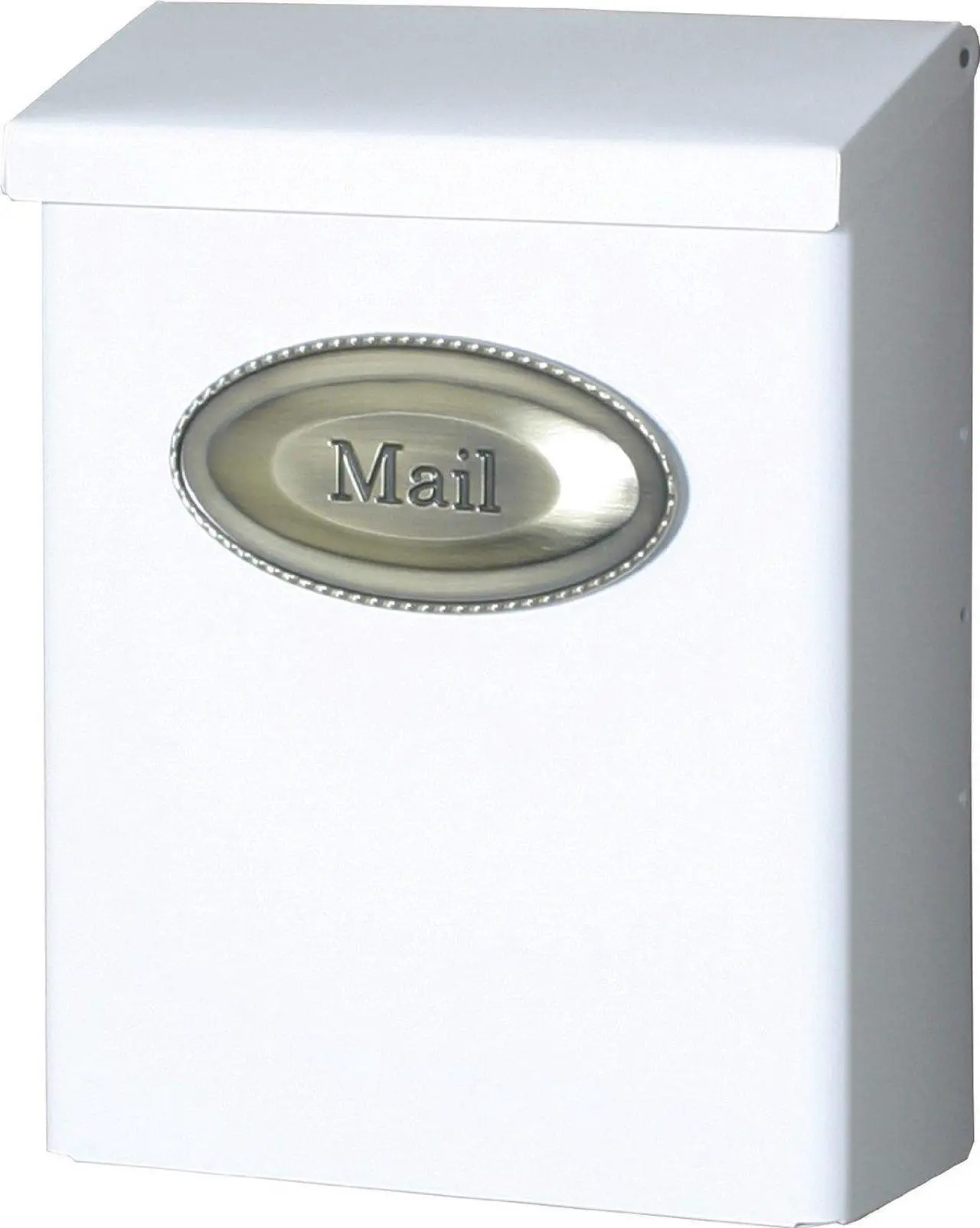 Main image of Mailbox 9-1/2In 4In 12-1/2In SOLAR GROUP Wall Mount DVKW0000 White 046462004163